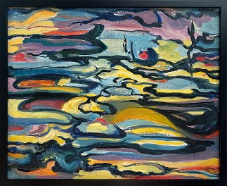 South Light Oil on canvas, 20x24 inches, 1992-1996, LM-5020
