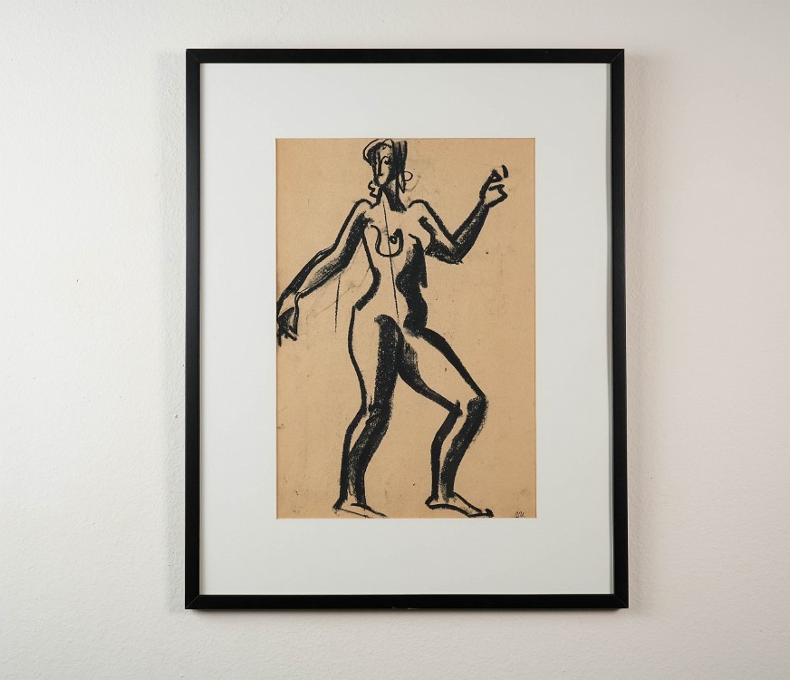 Figure 11 Mixed media on paper, 22x18 inches, 1974-1978, LM-4024