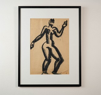 Figure 10 Mixed media on paper, 22x18 inches, 1974-1978, LM-4023