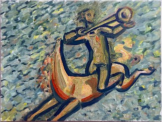 Rider Oil on canvas, 16x20 inches, 1993-2006, LM-3063