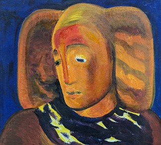 Untitled (LMU-56) Oil on Canvas Board, 18x20 inches, 1998, LM-3068