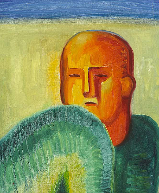 Creative Man Oil on canvas, 16x20 inches, 1992, LM-6023