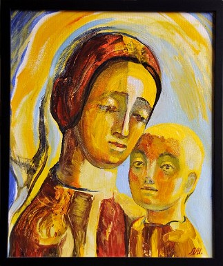 Dedication Oil on canvas, 18x24 inches, 1996, LM-6024