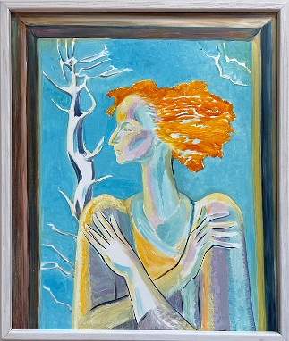 Character Oil on canvas, 24x30 inches, 1995, LM-6026