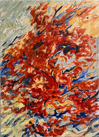 Untitled (LMU-34) Oil on canvas, 18x24 inches, 1994-2000, LM-6010
