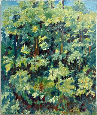 Untitled (LMU-38) Oil on canvas, 16x20 inches, 2003-2006, LM-6014