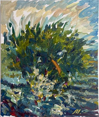 Untitled (LMU-40) Oil on canvas, 16x20 inches, 2003, LM-6016