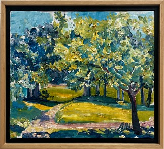 Clayton Park Oil on canvas, 11x14 inches, 1994-2000, LM-6009