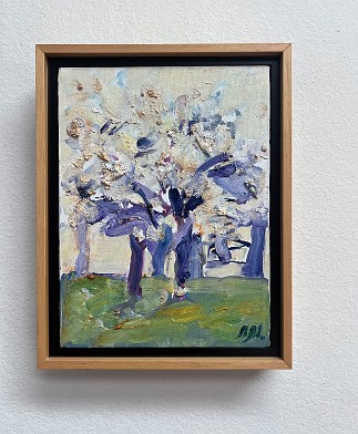 Blossoming Tree Oil on canvas, 9x12 inches, 1994-2000, LM-6002