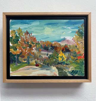 View From the Hill Oil on canvas, 8x10 inches, 1994-2000, LM-6007