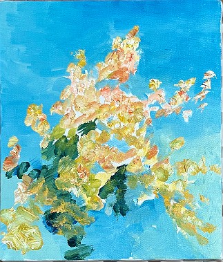 Untitled (LMU-51) Oil on canvas, 10x8 inches, 1993-2005, LM-6034