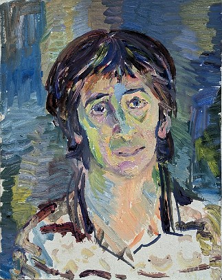Untitled (LMU-58) Oil on Canvas Board, 18x24 inches, 1993-2003, LM-6043