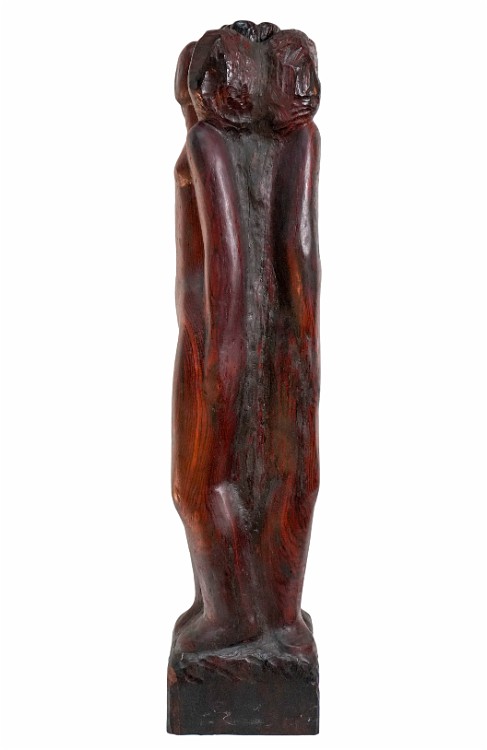 Wavering soul Cocobolo, 46 inches H, 2018, LM-1004, Private collection 🔴