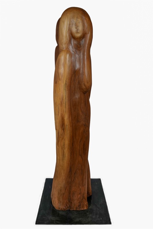 Passing by Black Walnut, 65 inches H, 1999, LM-1022, On hold 🔵