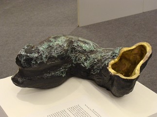 Trace of Torso Stoneware, 10x22x12 inches, 2004, LM-1009