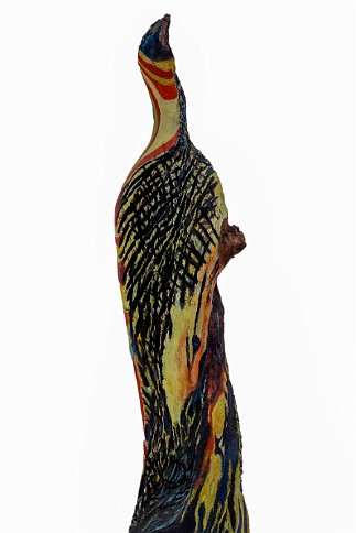 Spirit Wood and Oil paint, 47x12x12 inches, 2007, LM-1002