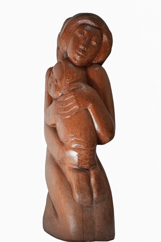 One More Love Mahogany, 40x10x14 inches, 1995, LM-1025