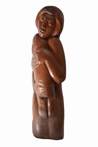 One More Love Mahogany, 40x10x14 inches, 1995, LM-1025