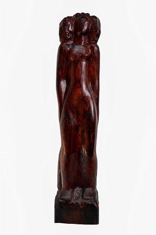 Wavering soul Cocobolo, 46 inches H, 2018, LM-1004, Private collection 🔴