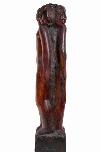 Wavering soul Cocobolo, 46 inches H, 2018, LM-1004, Private collection 🔴