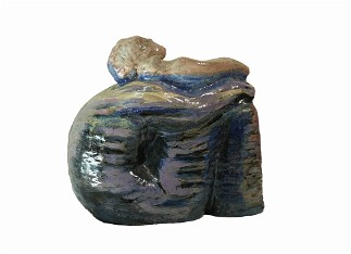 She was a cloud Stoneware, 14x16x8 inches, 1999-2001, LM-1007
