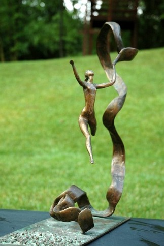 Exercise with Ribbon Bronze, 6x17x20 inches, 1983