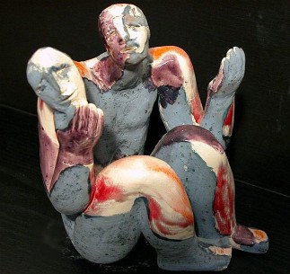 Mask Porcelain, 8x6x5 inches, 1995