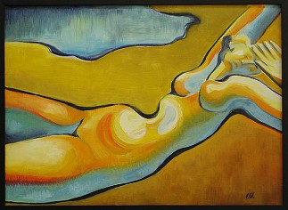 All Looks Alike Oil on canvas, 20x26 inches, 1994
