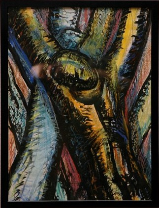 Evening of Life Ink and pastel on paper, 17x13 inches, 1993